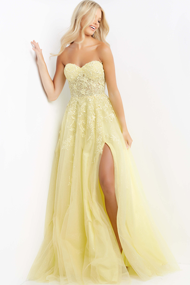Light Yellow Prom Dresses