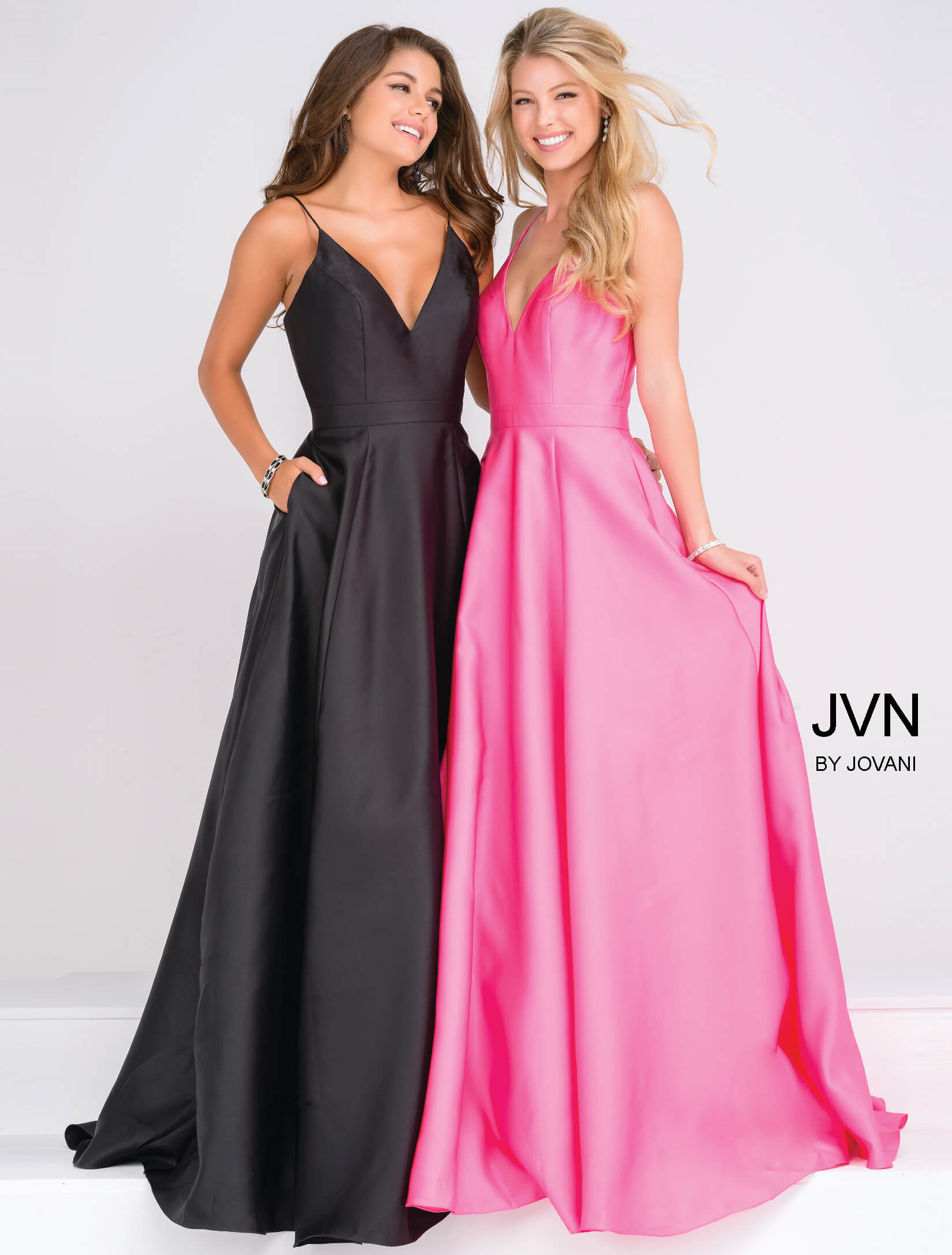 jovani satin dress